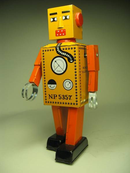 世界最初のブリキロボット、リリプットの復刻版 - 三鷹 インテリア 